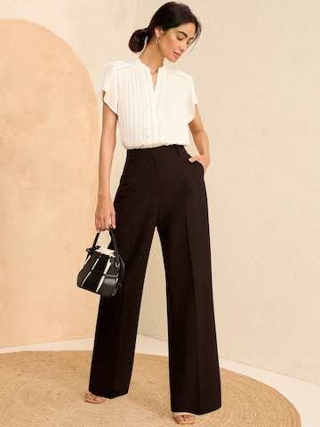 love & rosesWide Leg/ Široke nogavice Hlače s naborima - crna boja