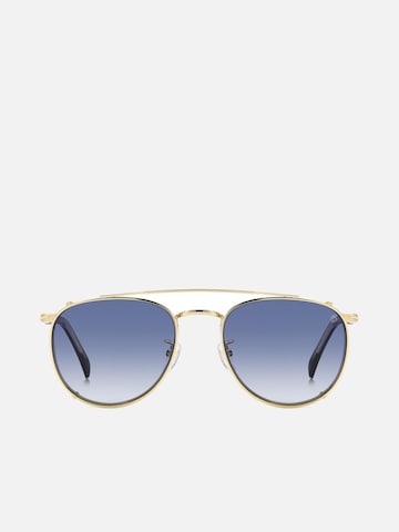 David Beckham Sunglasses in Gold: front