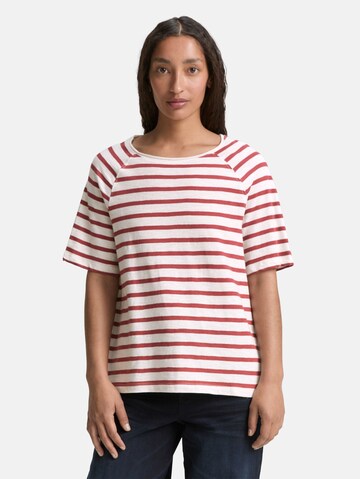 T-shirt TOM TAILOR en blanc : devant