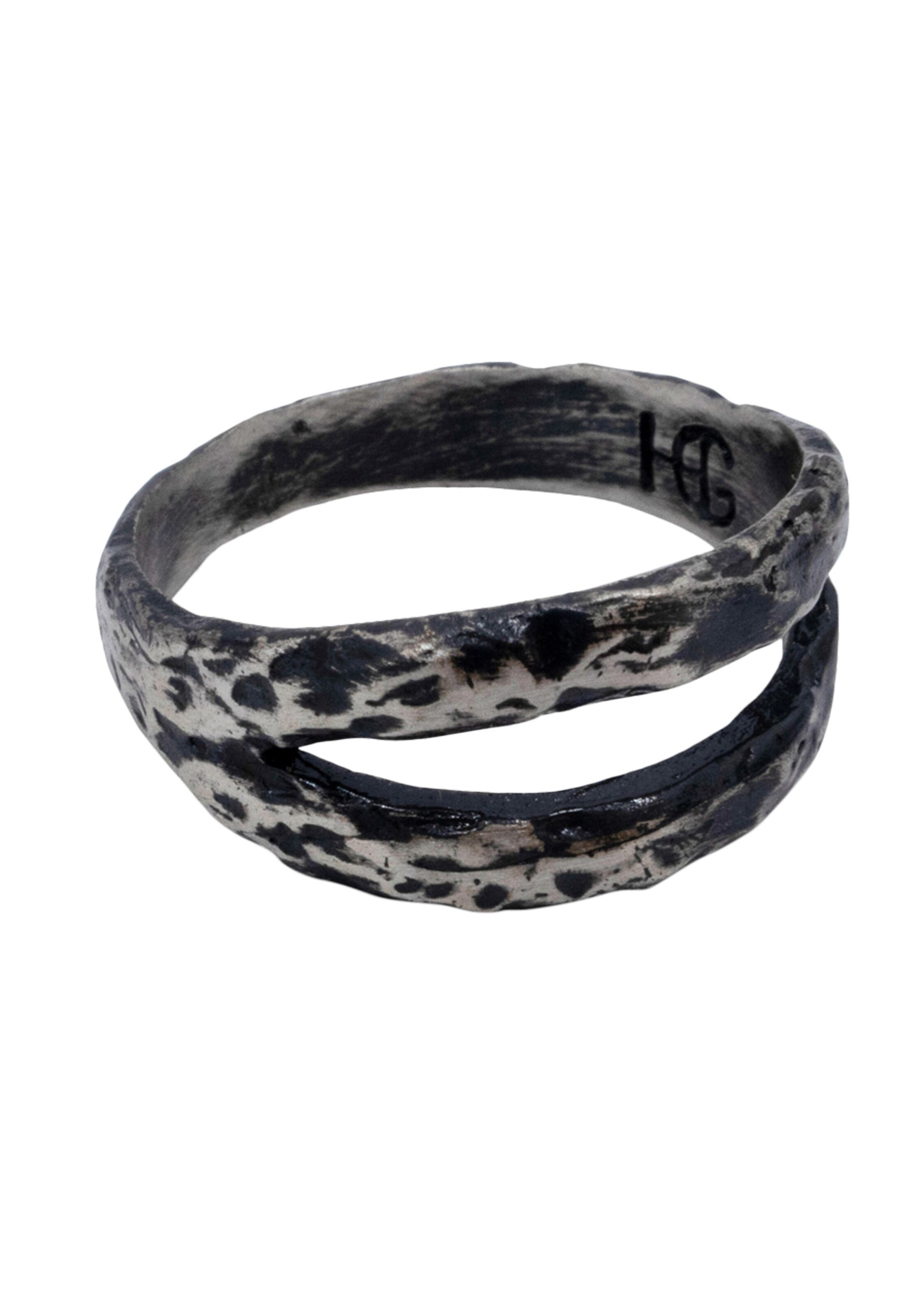 Haze&Glory Ring 'Twin' in Grau