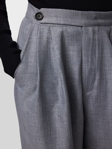 PIECES Regular Pants 'PCNINA' in Grey