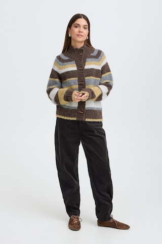 Pulz Cardigan 'GEORGIE ' i brun