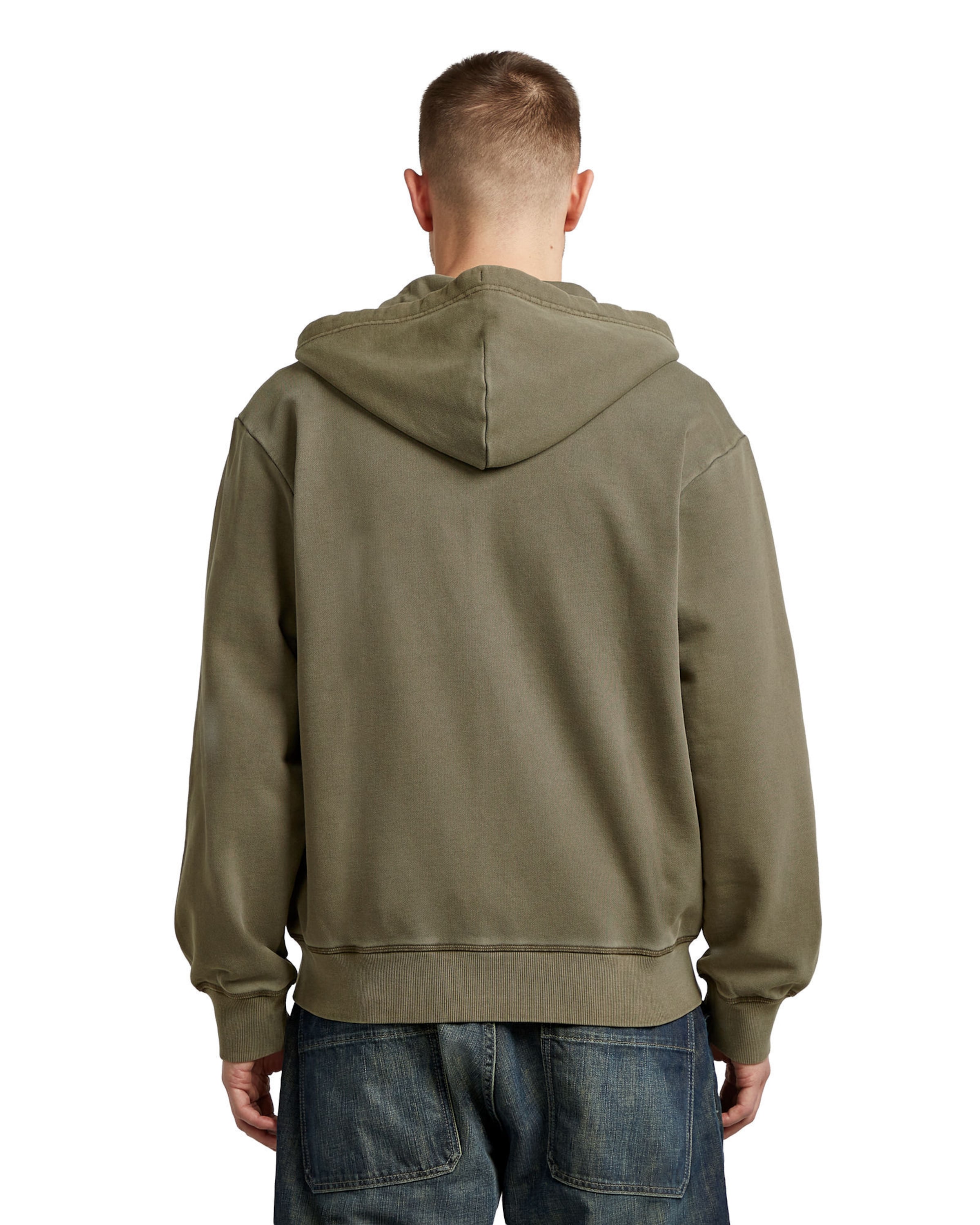G-STAR Sweats-Cardigan ' ' in Braun: Vorderseite