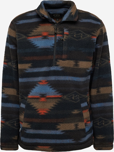 BILLABONG Athletic Sweater in Smoke blue / Khaki / Orange / Black, Item view