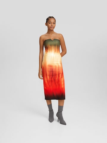 Bershka Kleid in Mischfarben