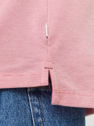 JACK & JONES Regular Fit Poloshirt 'Bluwin' in Pink