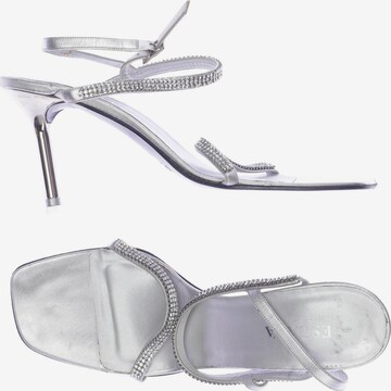 ESCADA Sandals & High-Heeled Sandals in 41 in Silver: front