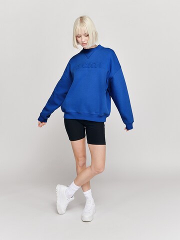 LYCATI exclusive for ABOUT YOU - Sweatshirt 'Inning' em azul