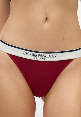 Emporio Armani Στρινγκ σε κόκκινο