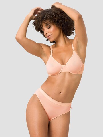 BeeDees Bra 'Bügel-BH Microfun W' in Orange