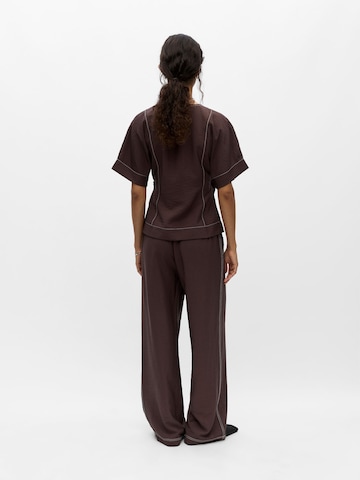 Camicia da donna 'OBJJacira' di OBJECT in marrone