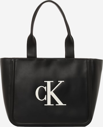 Calvin Klein Shopper in Schwarz: Vorderseite