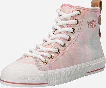 See by Chloé High-Top Sneakers 'ARYANA' in Pink: front