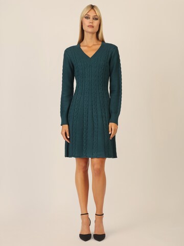 APART Strickkleid in Grün