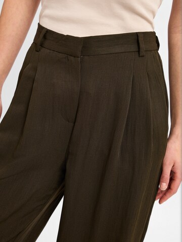 MSCH COPENHAGEN Bootcut Broek 'Genette' in Groen