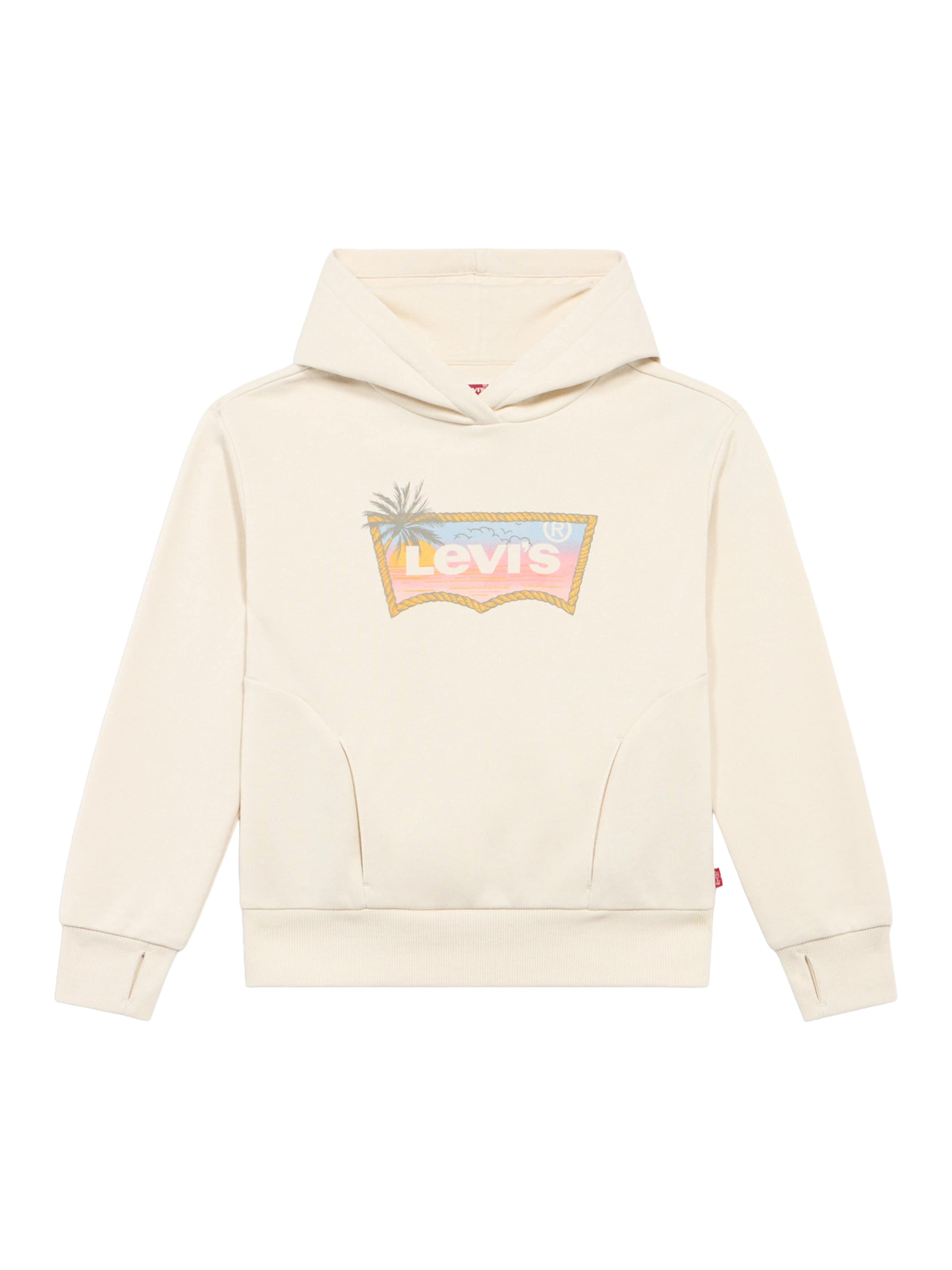 Levi's Kids - Sudadera 'BATWING' en blanco: frente