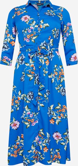PIECES Curve Blusekjole 'ADNANA' i blå / blandingsfarger, Produktvisning