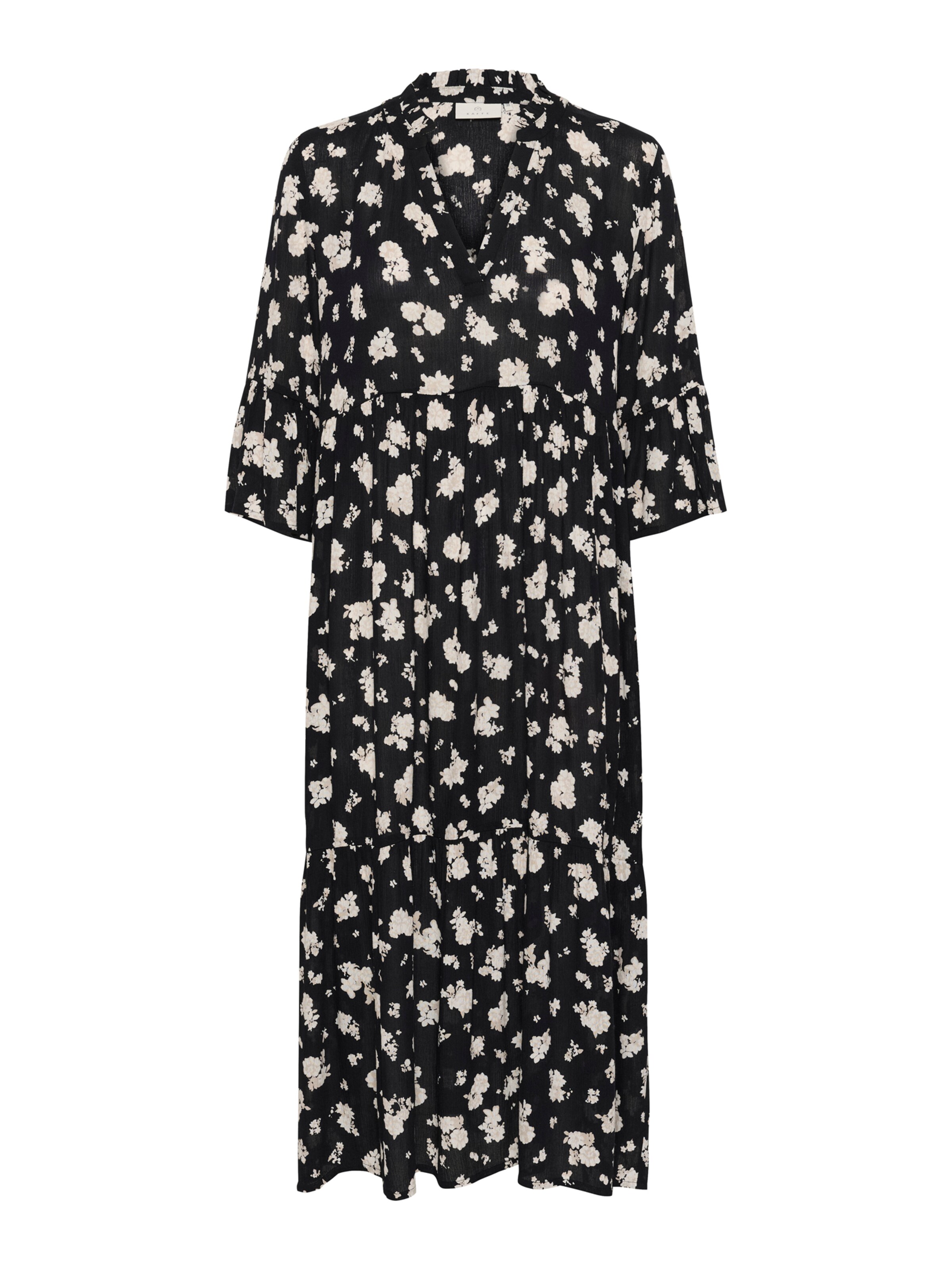 Kaffe Kleid 'Karina' in Schwarz: Vorderseite