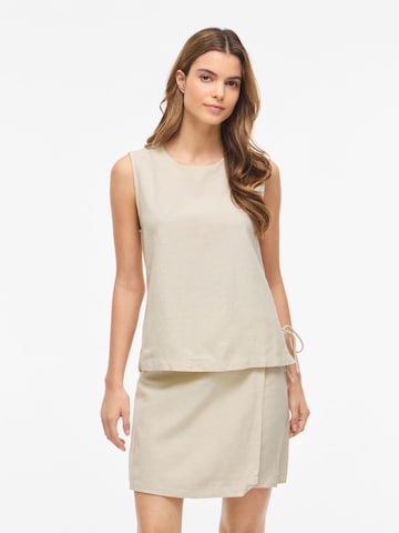 Chemisier 'VIPrisilla' VILA en beige : devant