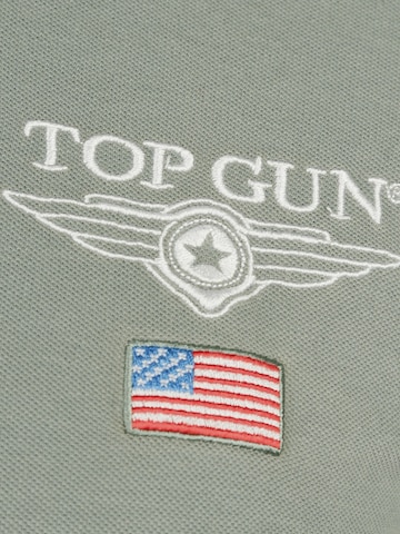 TOP GUN Shirt ' TG20193156 ' in Groen