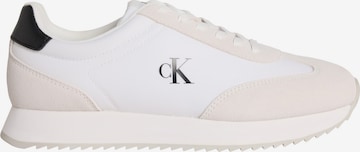 Calvin Klein Jeans Низкие кроссовки в Белый: спереди