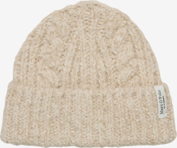 Marc O'Polo Strickmütze in Beige: Vorderseite