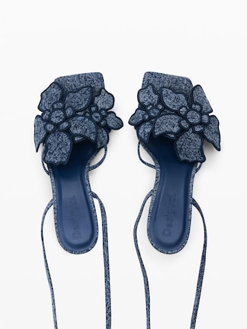 mėlyna Desigual Basutės su dirželiais