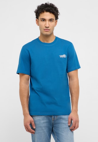 MUSTANG T-Shirt 'Austin' in Blau: Vorderseite