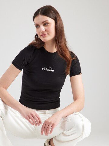 ELLESSE Shirt 'Beckana' in Zwart: voorkant