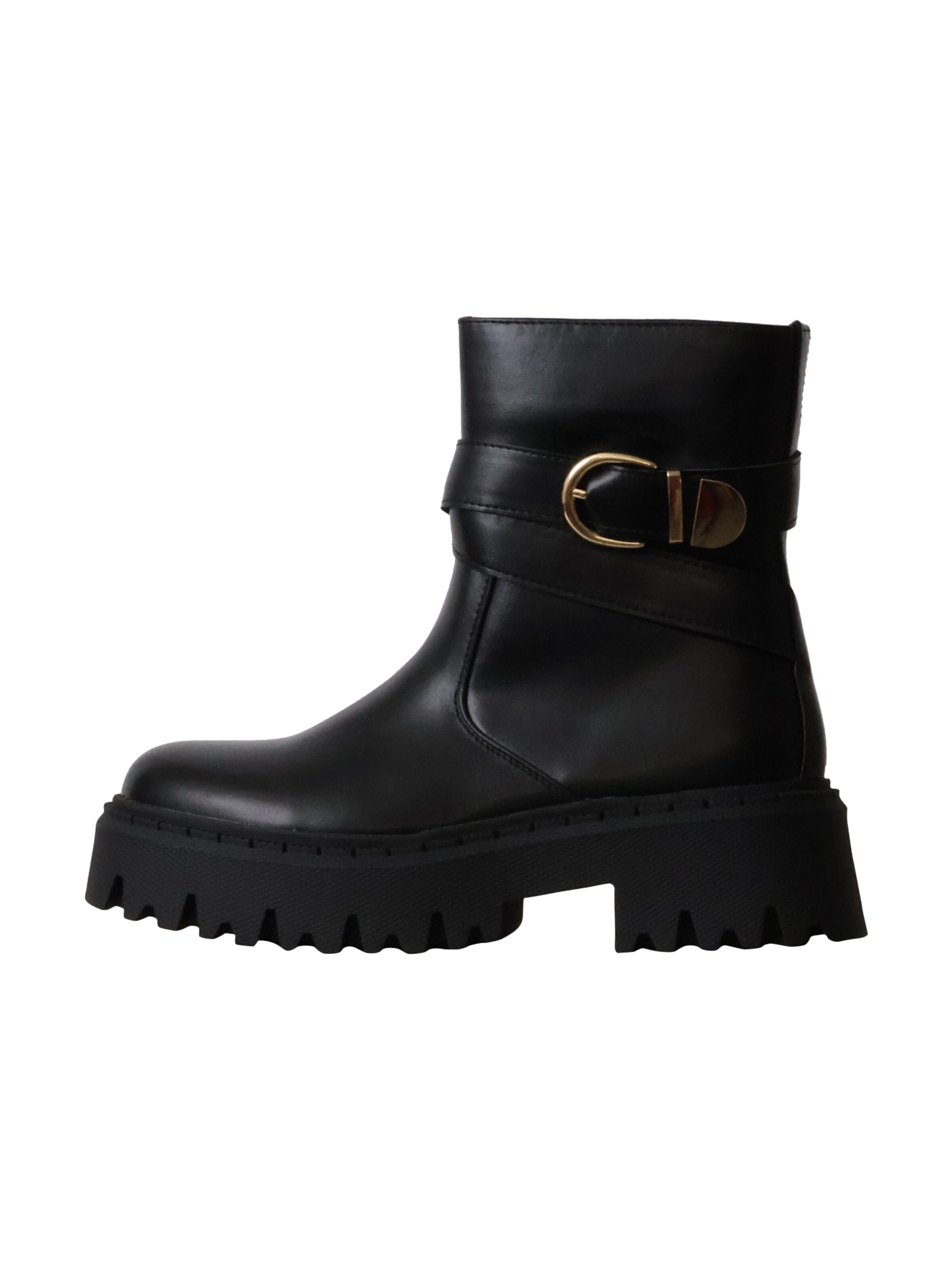 Bottines Joia en noir : devant