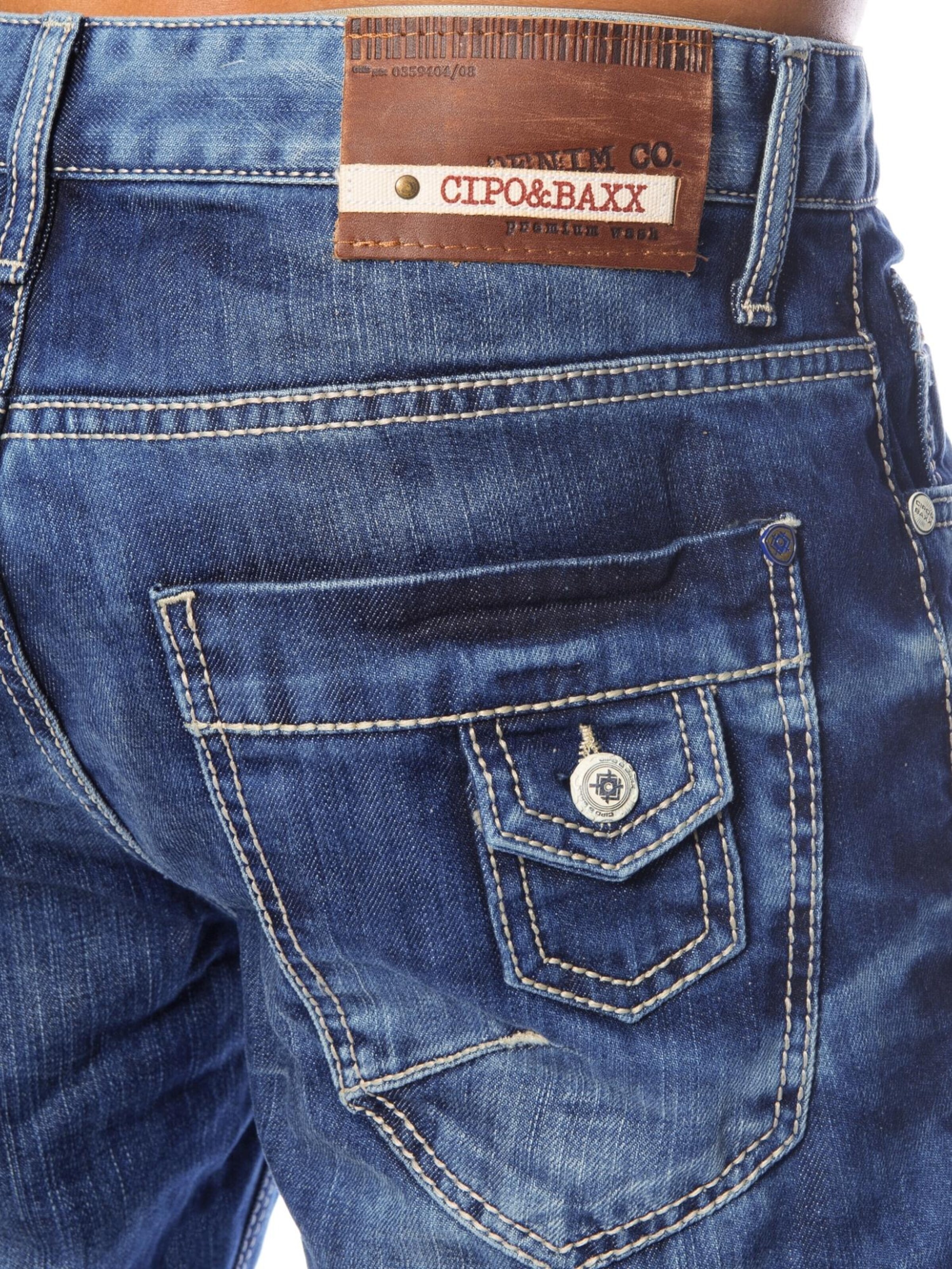 CIPO & BAXX Regular Jeans 'BJ328' in Blue