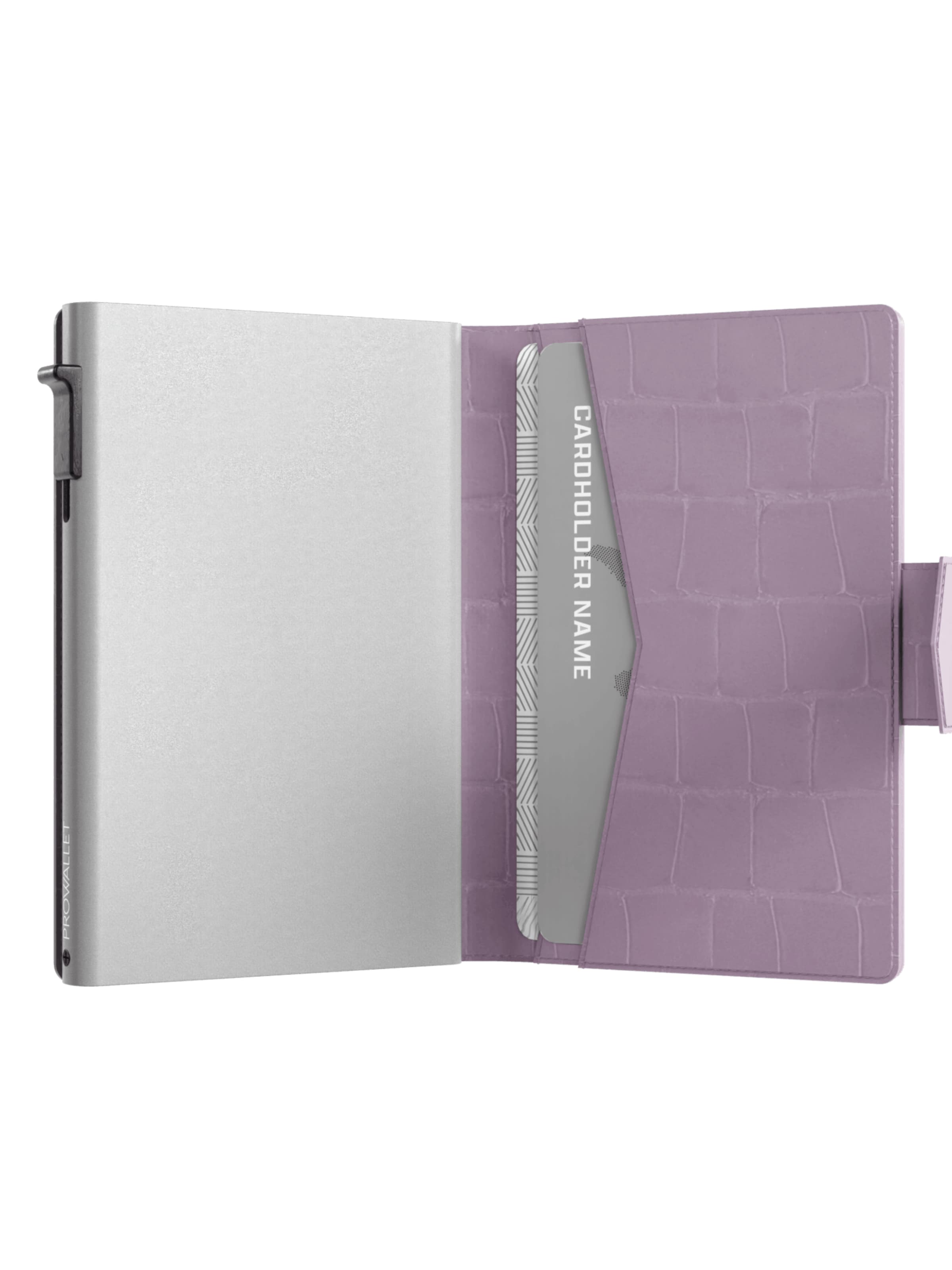 Porte-monnaies 'Pasjeshouder Plus Croco' Prowallet en violet