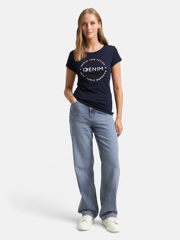 TOM TAILOR DENIM Póló - kék