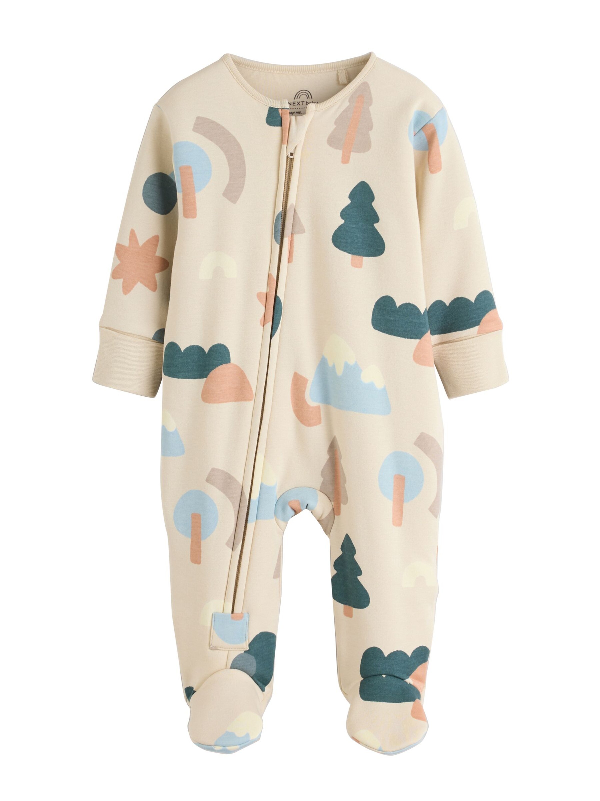 Next Комплект пижама 'Tog' в бежово: отпред