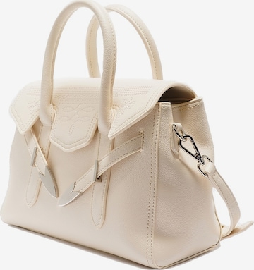 Sacs à main Secret Pon Pon en beige : devant