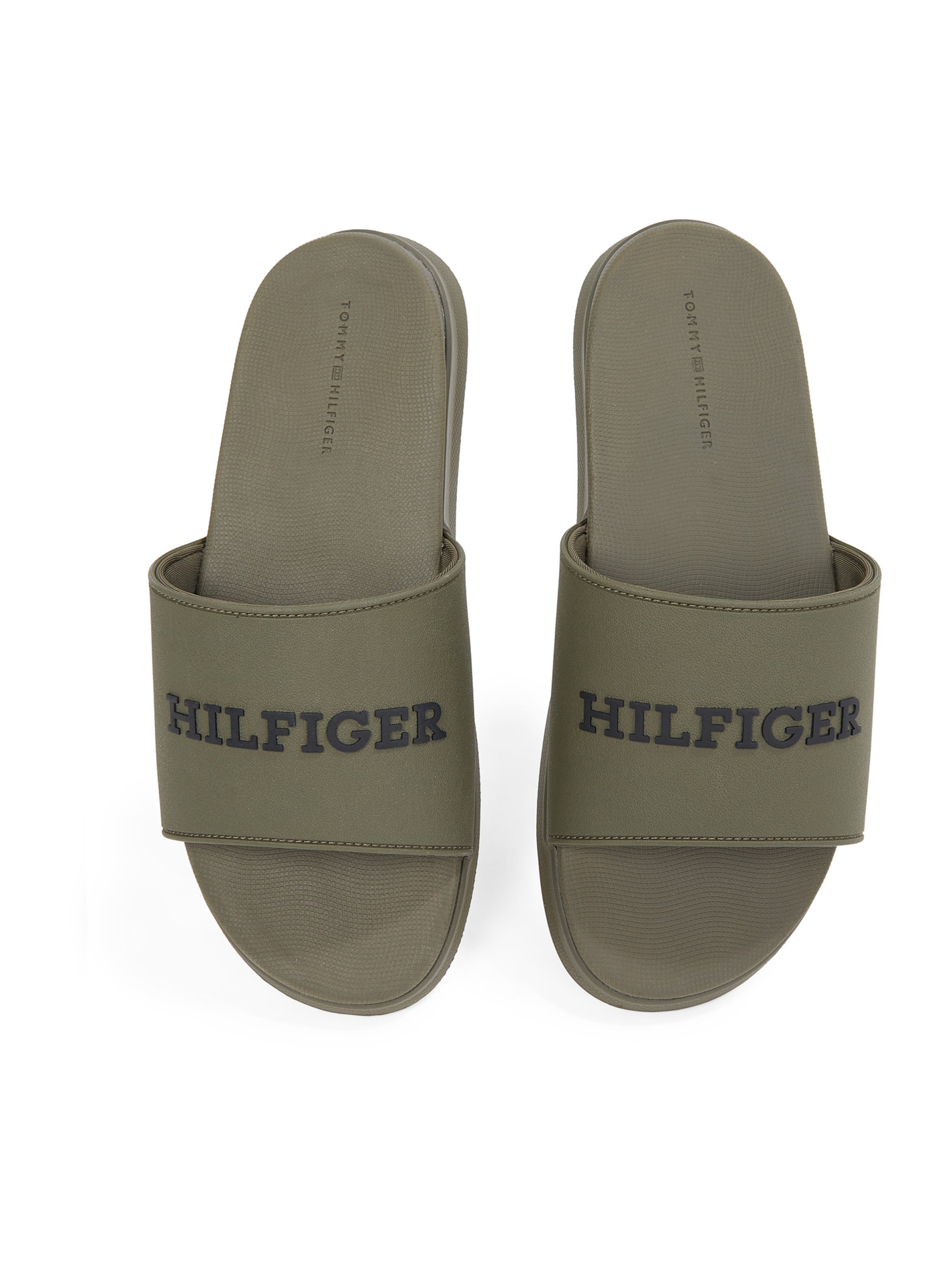 TOMMY HILFIGER Pantolette in Grün: Rückseite