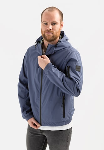 CALAMAR Between-Season Jacket in Blue: front