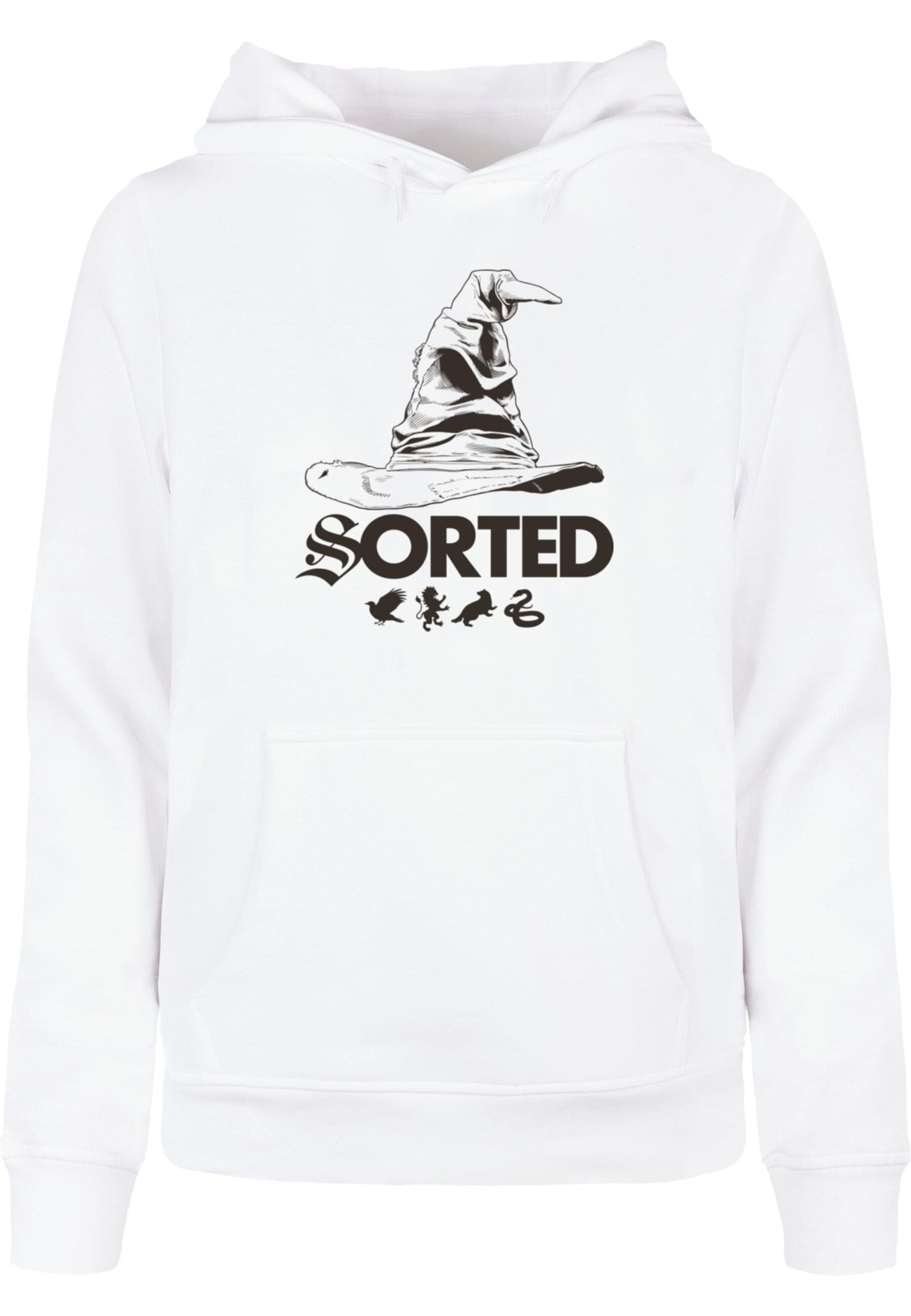 ABSOLUTE CULT Sweatshirt 'Harry Potter' in Weiß: Vorderseite