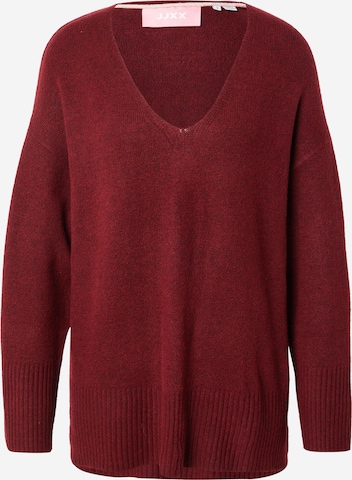 JJXX Пуловер 'JXLUCCA' в червено: отпред