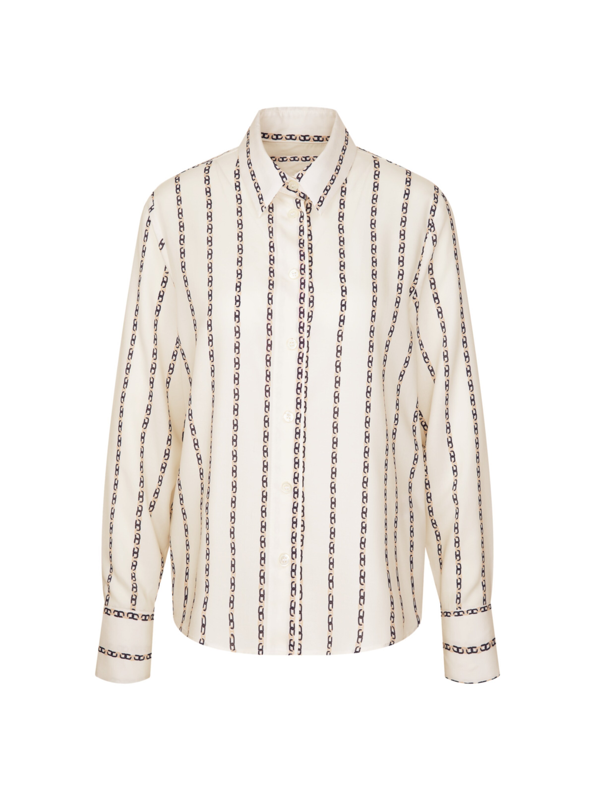 SEIDENSTICKER Bluse 'Schwarze Rose' in Beige: Vorderseite