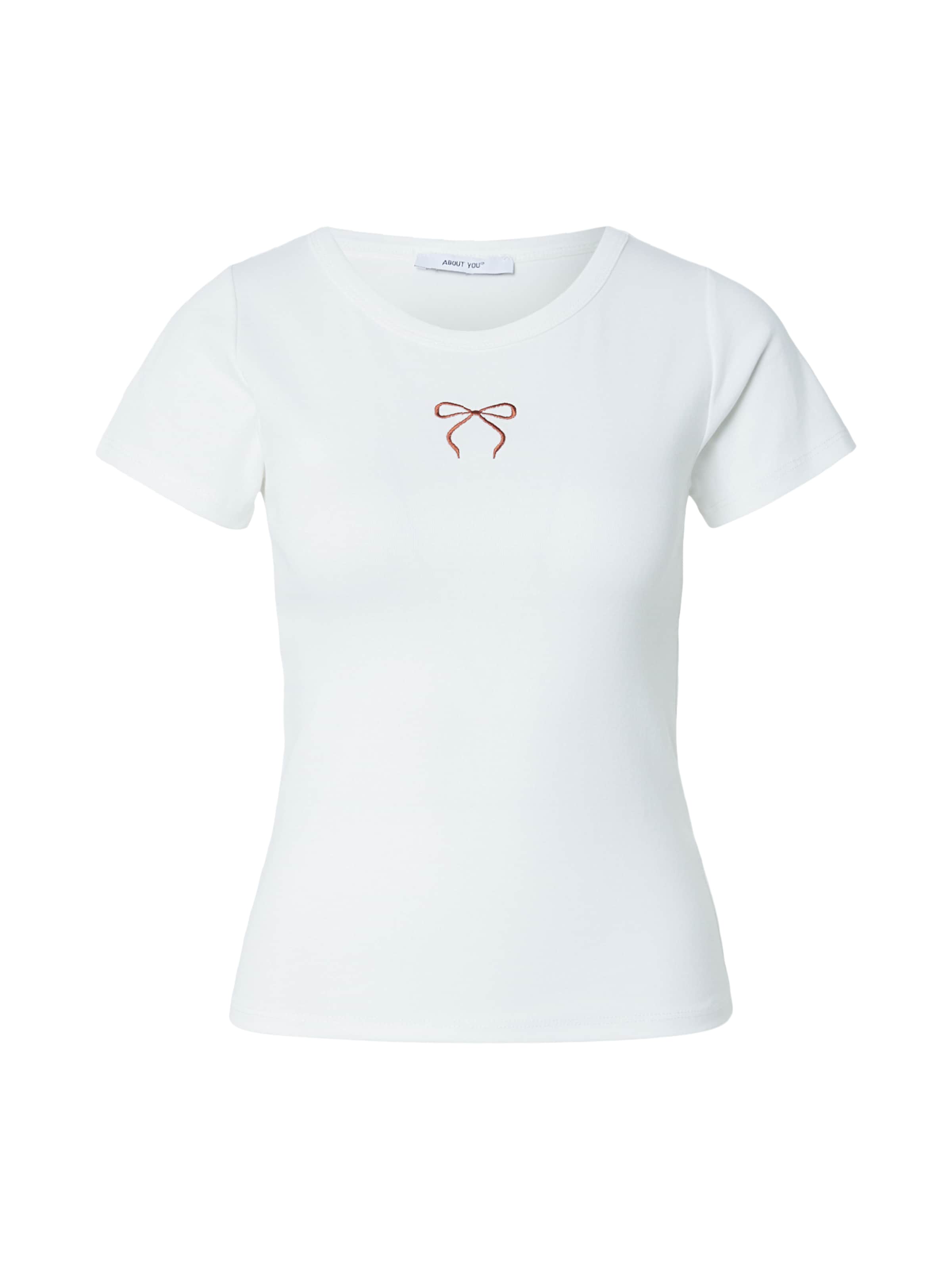 Tricou 'Nele' de la ABOUT YOU pe alb: față