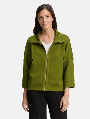 TOM TAILOR Sweatvest in Groen: voorkant