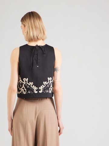 Camicia da donna 'Balemba' di BOSS in nero