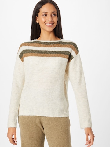 PULZ Jeans Sweater 'ASTRID' in White: front