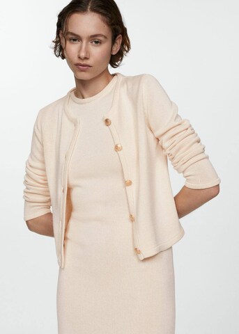 MANGO Knit dress 'ELIOT' in Beige
