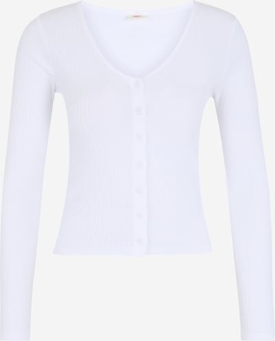 LEVI'S ® Adīta jaka 'Muse Long-Sleeve Tee', krāsa - balts, Preces skats