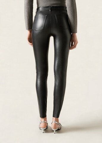 CALZEDONIA Skinny Pants 'THERMO' in Black