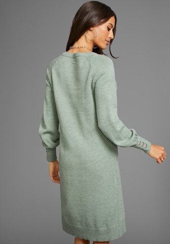 LAURA SCOTT Knitted dress in Green
