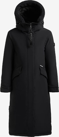 khujo Winterjas 'Agneta3' in Zwart: voorkant