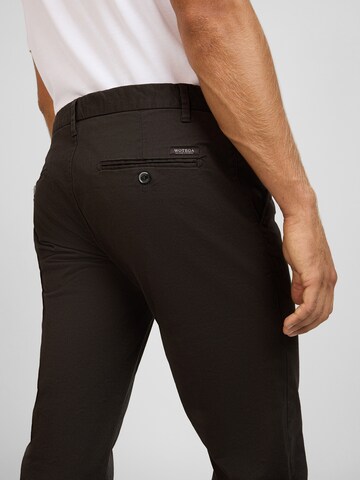 WOTEGA Slim fit Chino Pants 'Adriano' in Brown
